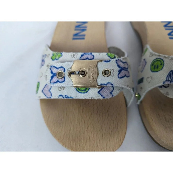 GANNI x DR. Scholl’s Sandals Kiosk Parrot Slides Wooden Platform Shoe EU 40 US 9 - Picture 14 of 16